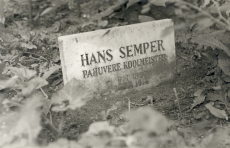 Johannes Semperi isa kalm Paistu surnuaial