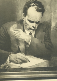 Eduard Ole. Poeet Henrik Visnapuu portree 1932