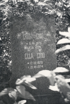E. Enno haud Haapsalu vanal kalmistul