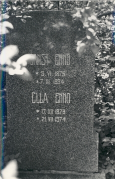 E. Enno haud Haapsalu vanal kalmistul