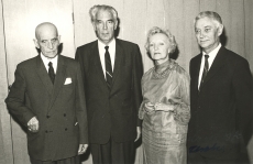 Artur Adson, Aleksis Rannit, Signe Pinna ja Karl Ristikivi u. 1970