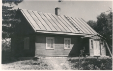 Saun V. Grünthal-Ridala kodus Muhus Viira külas - luuletaja ema Maria Grünthali viimane elukoht
