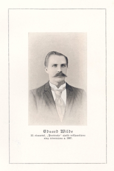 Eduard Vilde, 22. eluaastal "Postimehe" ajutise väljaandjana ning toimetajana a. 1887