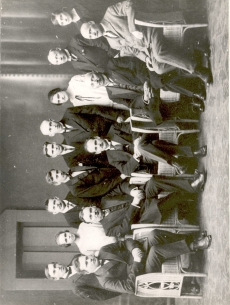 Peeter Põld - istub vas. 3. Tartu Ülikooli didaktilis-metoodil. Seminar 1925/26