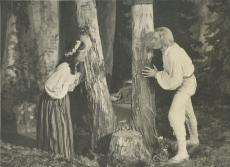 A. Kitzbergi "Libahunt" Riiklikus Draamateatris 1954. a. Stseen II vaatusest