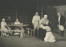 A. Kitzbergi "Libahunt" Riiklikus Draamateatris 1954. a. Stseen IV vaatusest