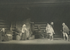 A. Kitzbergi "Libahunt" Riiklikus Draamateatris 1954. a. Stseen V vaatusest