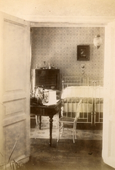 Oskar Kallase kodu 1900. - 1901. a. Peterburis (magamistuba)