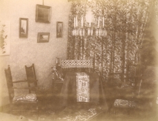 Oskar Kallase kodu 1900. - 1901. a. Peterburis (võõrastetuba)