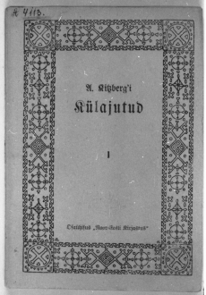 August Kitzberg "Külajutud" kaas, ilmunud 1915. a. "Noor-Eesti" kirjastuse väljaandena