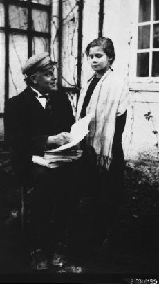 Hendrik Adamson oma õpilasega