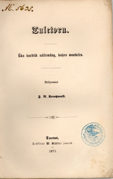 Tuletorn (1871) tiitelleht