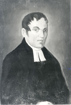 M. Laarmann. J. Rosenplänteri portree. Õli vineeril, 1950
