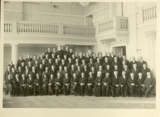 EELK kirikukogu liikmed külalistega 1935. a. oktoobris