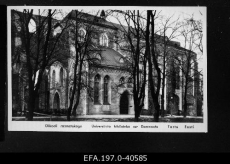 Ülikooli raamatukogu Toomemäel. 1931