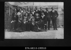 Võru Õpetajate Seminari I lennu VI klassi lõpetajad.	06.1925