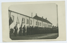 1917. aasta veebruarirevolutsioon, mereväelaste rivi Tallinna sadamas.