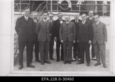 Eesti ajakirjanikud Stockholmis. 06.08.1920.
